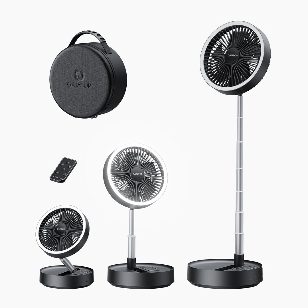Gaiatop Portable Fan & Power Bank - 16,000mAh& Ultra-Quiet FF-02