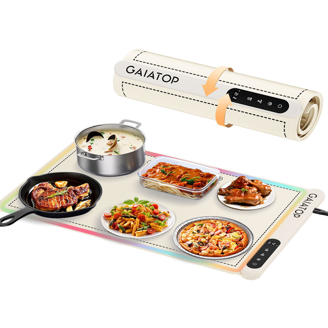Gaiatop Smart Food Warming Tray - 7 Temp Settings & Auto Keep Warm G006 Pro MaX