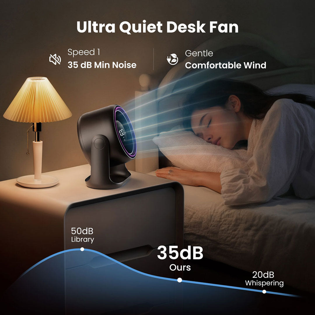 Gaiatop Desktop Fan Battery Life Wall Mounted Desktop Dual Use AF-02