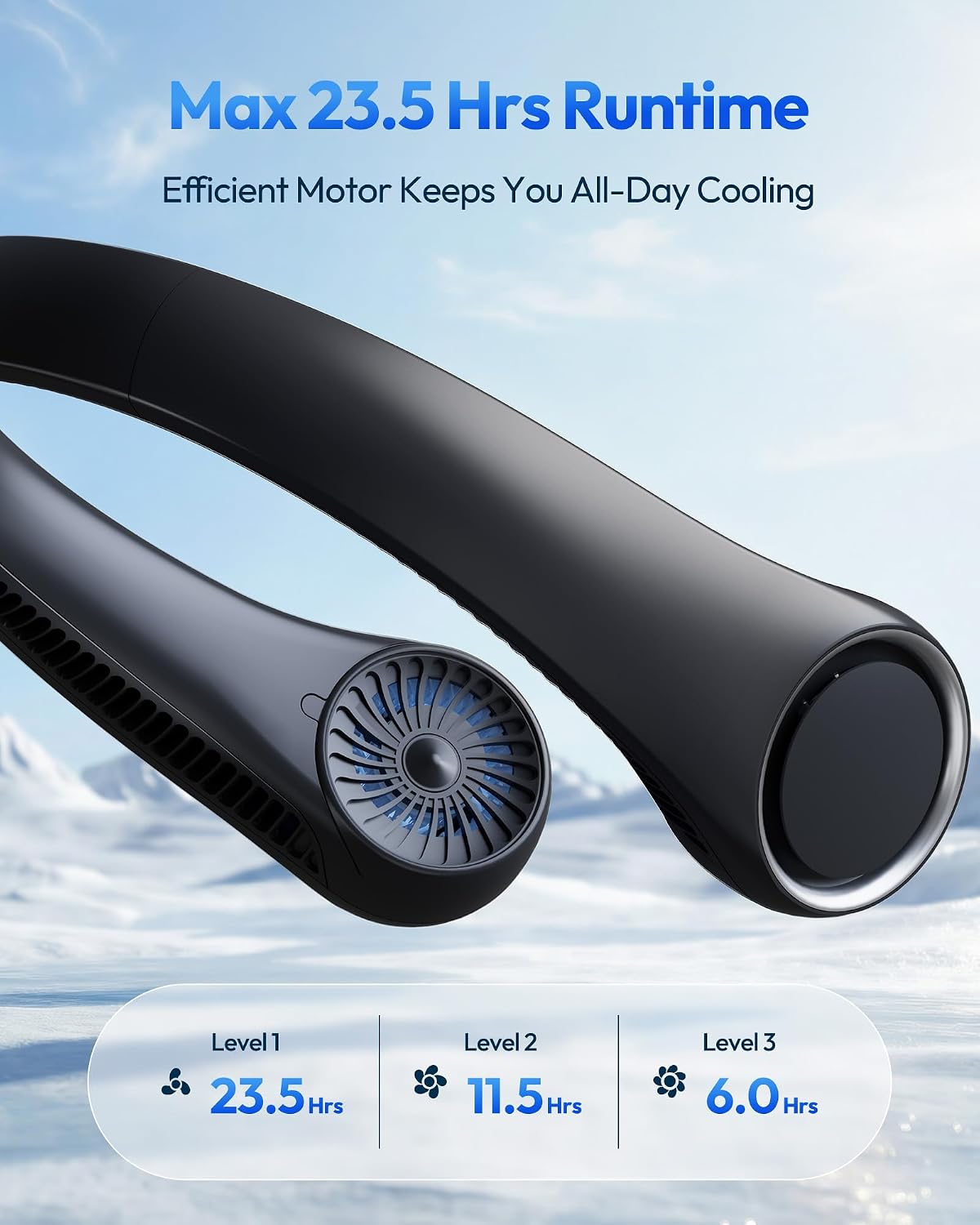 Gaiatop Portable Neck Fan,M5