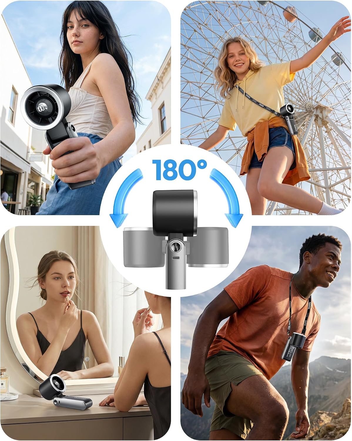 Gaiatop Portable Handheld Personal Fan HF-19A