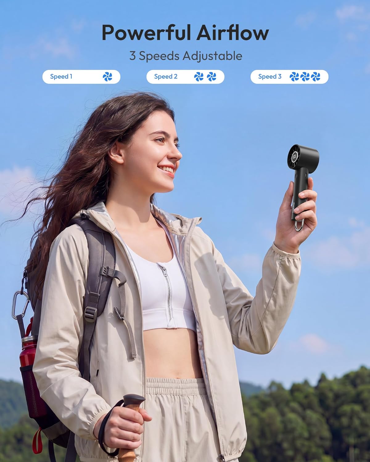 Gaiatop Portable Handheld Personal Fan HF-01