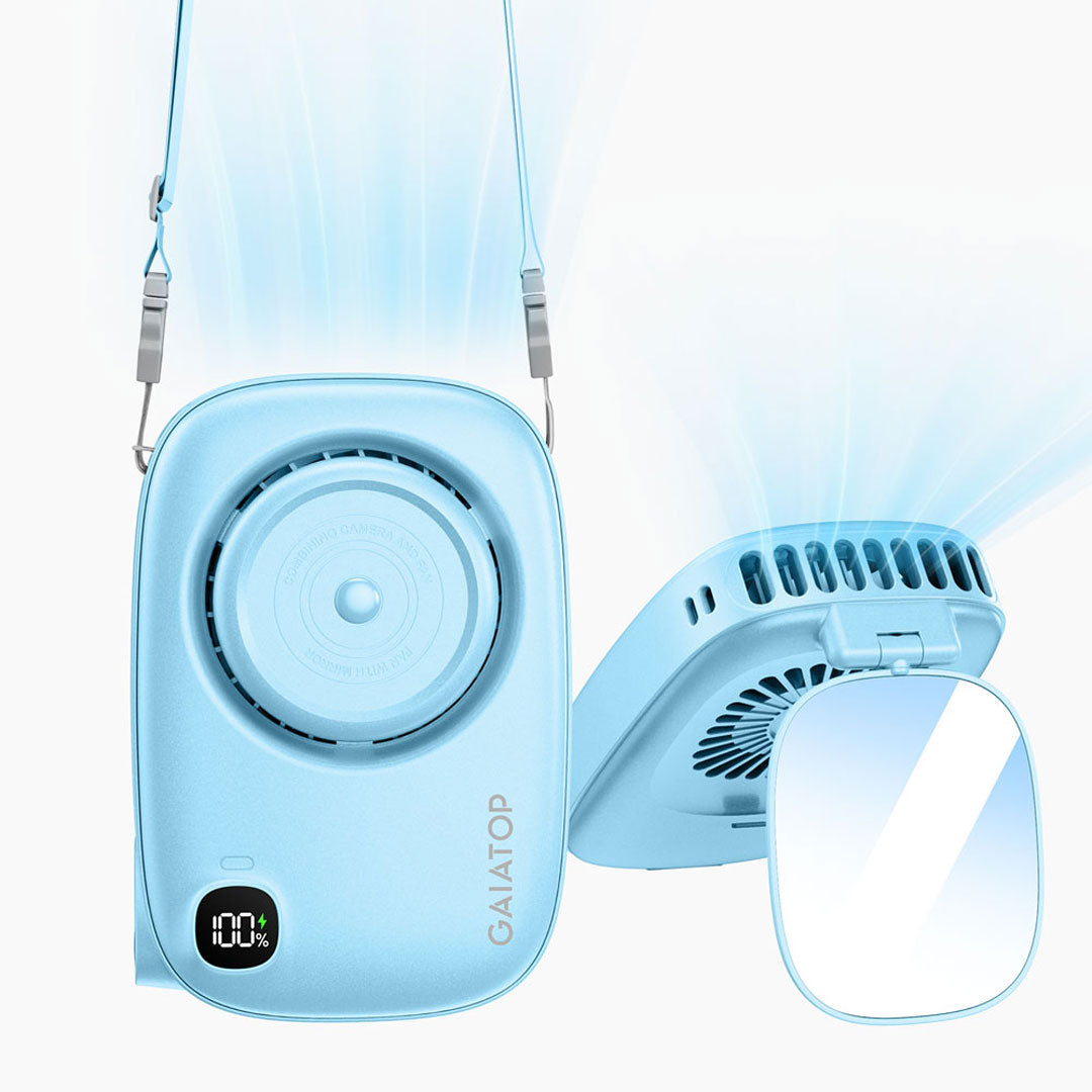 Gaiatop Camera Design Lanyard Mirror Fan HF-04