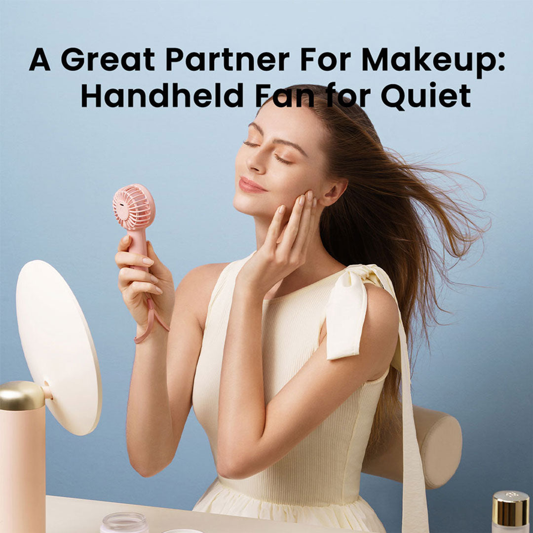 Fast-Charge Handheld Fan 3-Speed 98g Ultra Quiet Outdoor BP653R