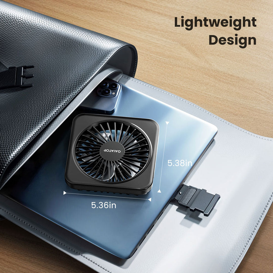Gaiatop Compact Desktop Fan with 3 Speed Settings USB Charging Removable Front Cover - DF-01