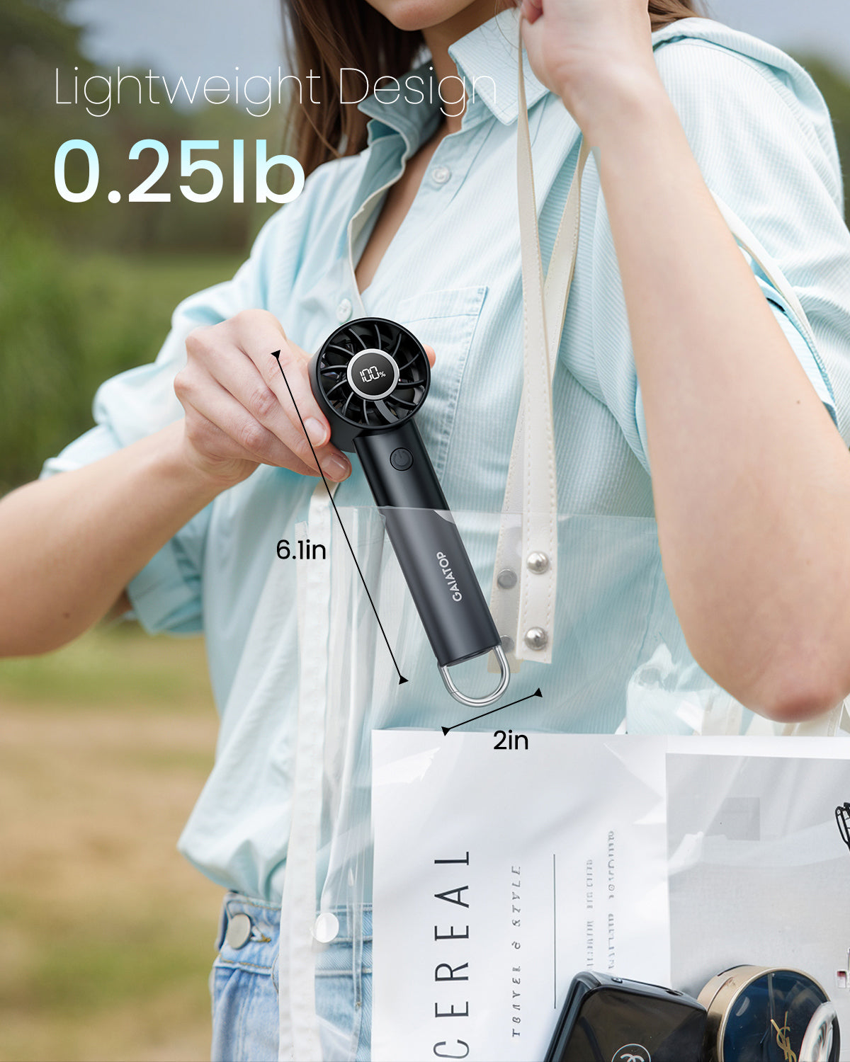 Gaiatop Portable Handheld Personal Fan HF-01