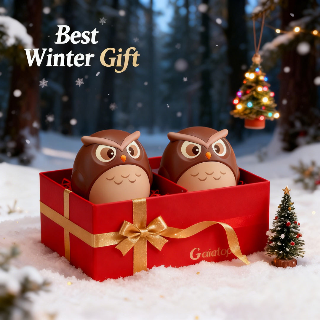 Pre-Sale:Gaiatop Owl Hand Warmer - 3 Temperature Adjustments Portable and Cute the Perfect Winter Gift