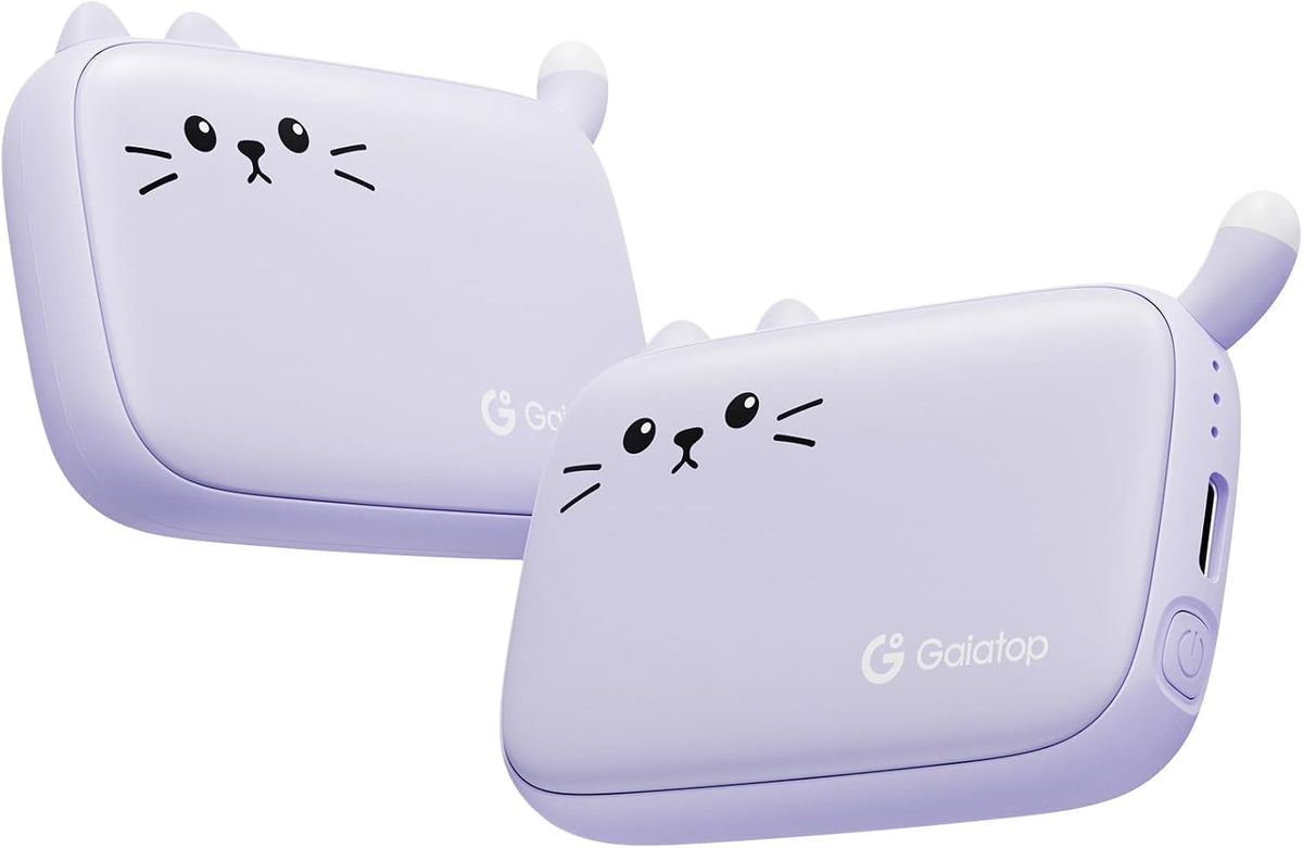 Gaiatop Electric Hand Warmers Rechargeable 2 Pack 0.6 in Ultra-Slim Warmers HW-10