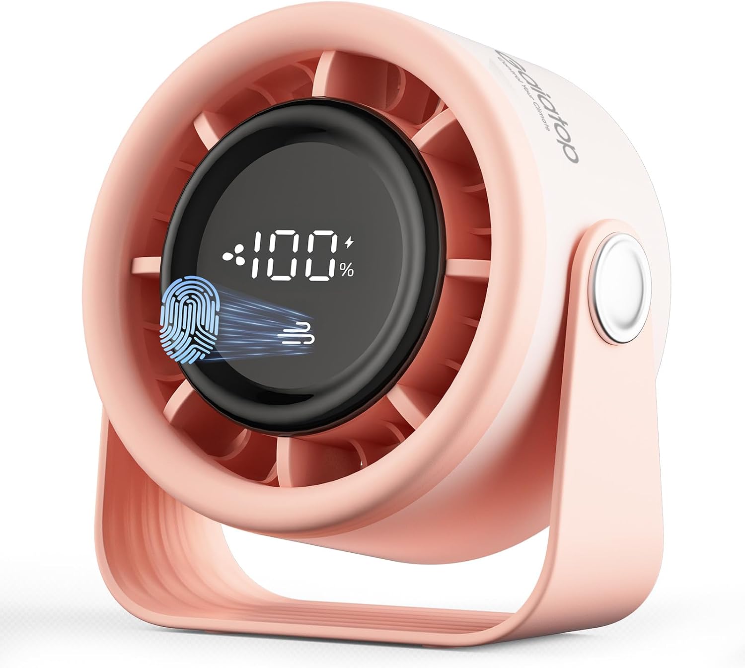 gaiatop Small Desk Fan Rechargeable, 5in Desktop Fan AF-04