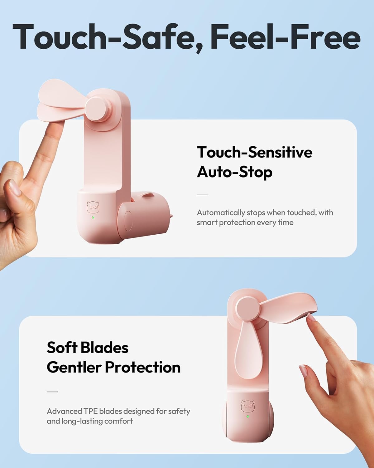 Gaiatop Foldable Mini Handheld Fan FS-08