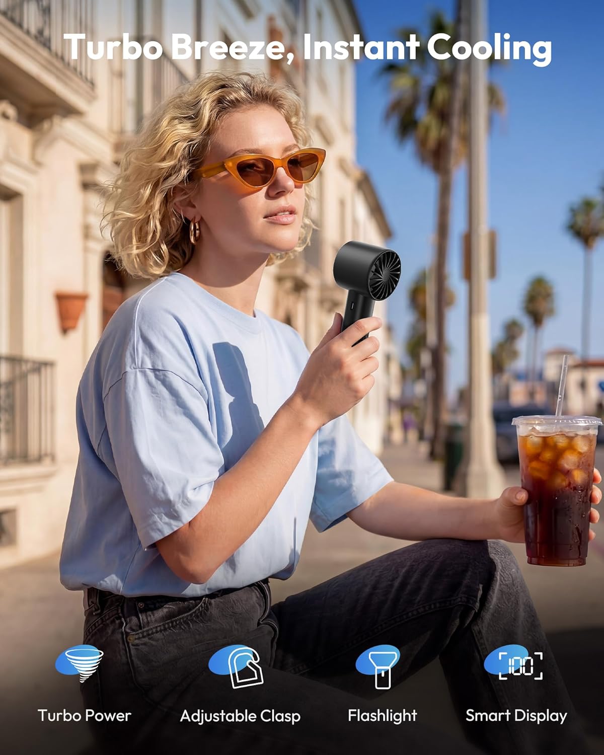Gaiatop Portable Handheld Personal Fan HF-01