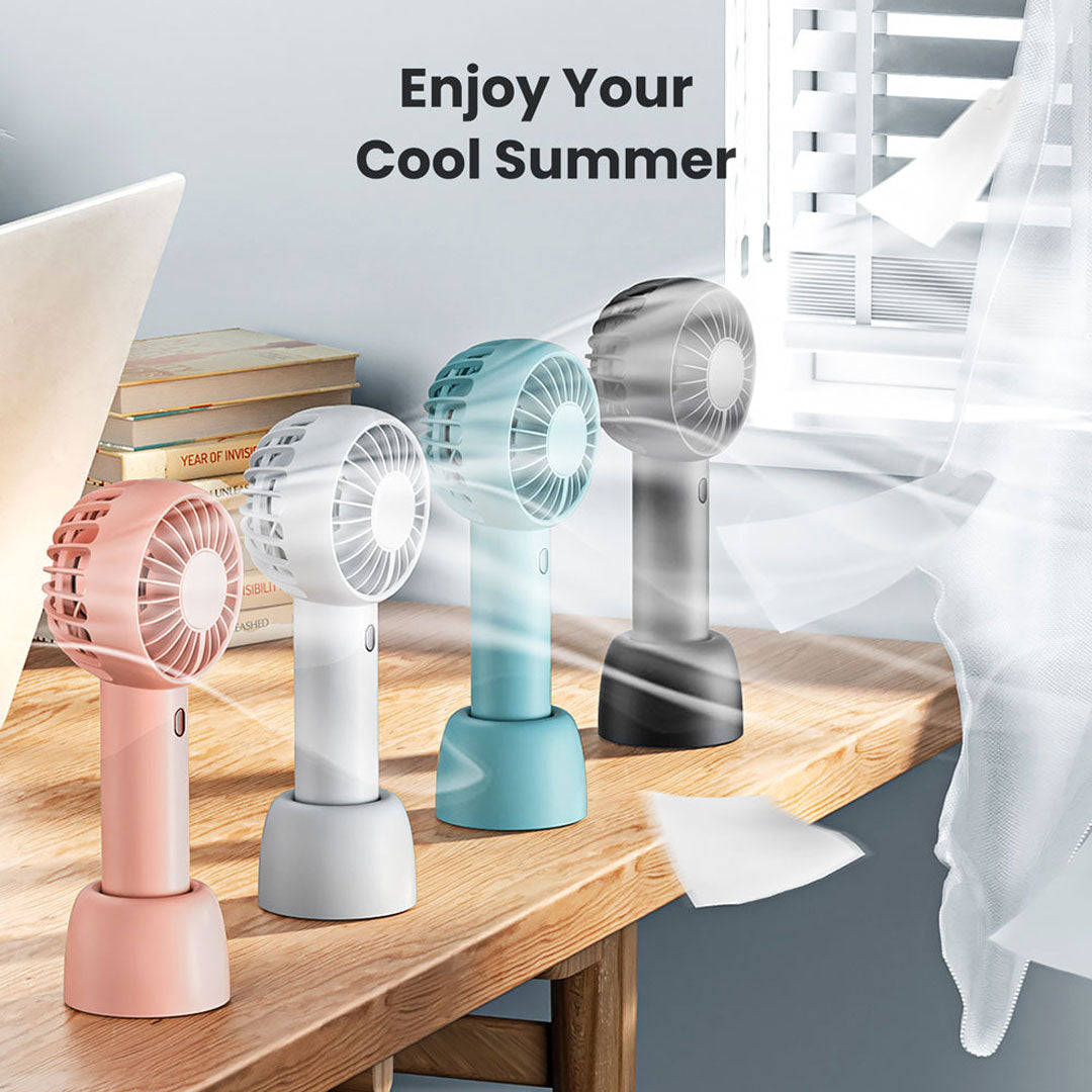Gaiatop Travel Outdoor Handheld Fan 3-Speed Portable  7Hrs USB-C 98g Lightweight  BP26